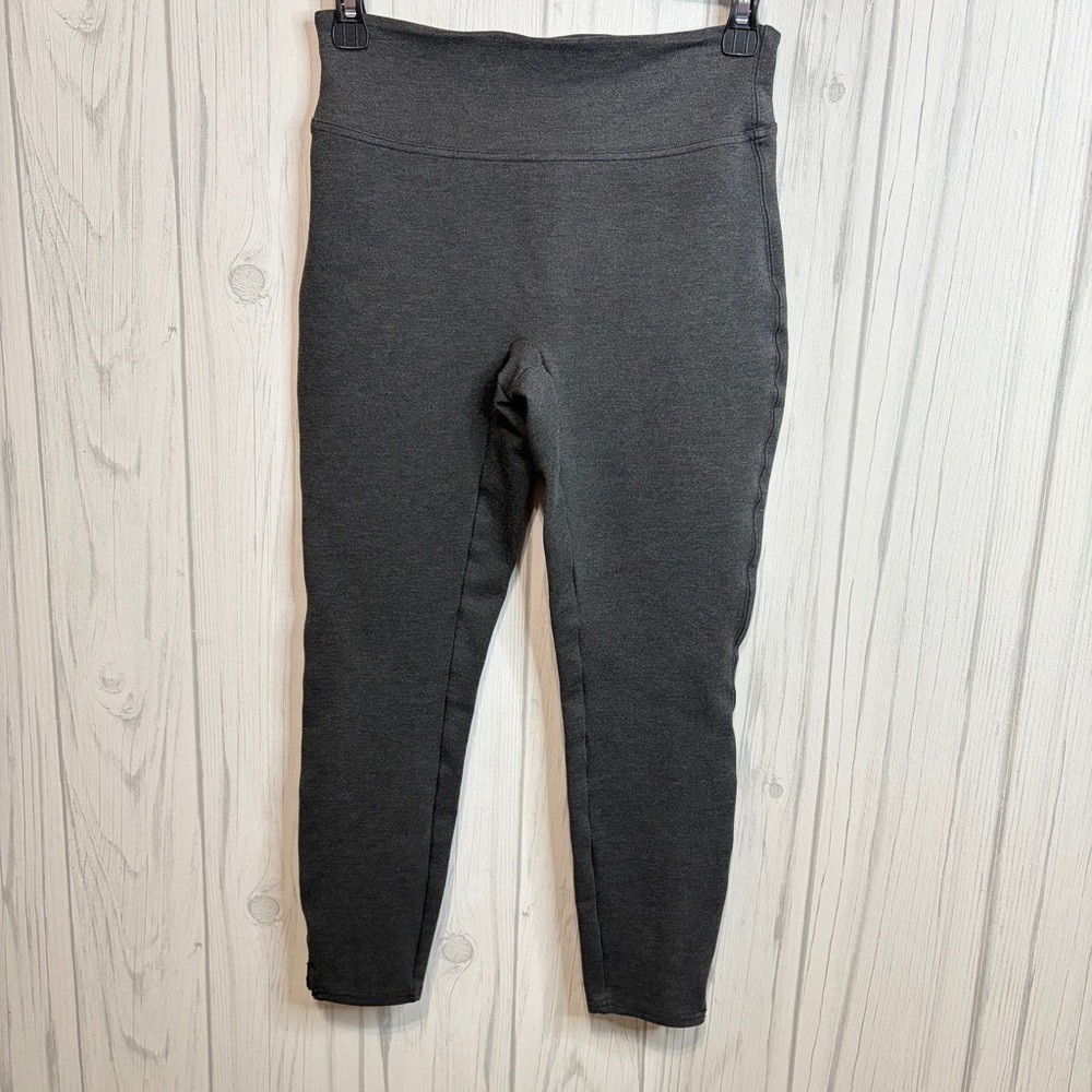SPANX Ponte Capri Pull-On Compression Leggings in Gray, XS Petite